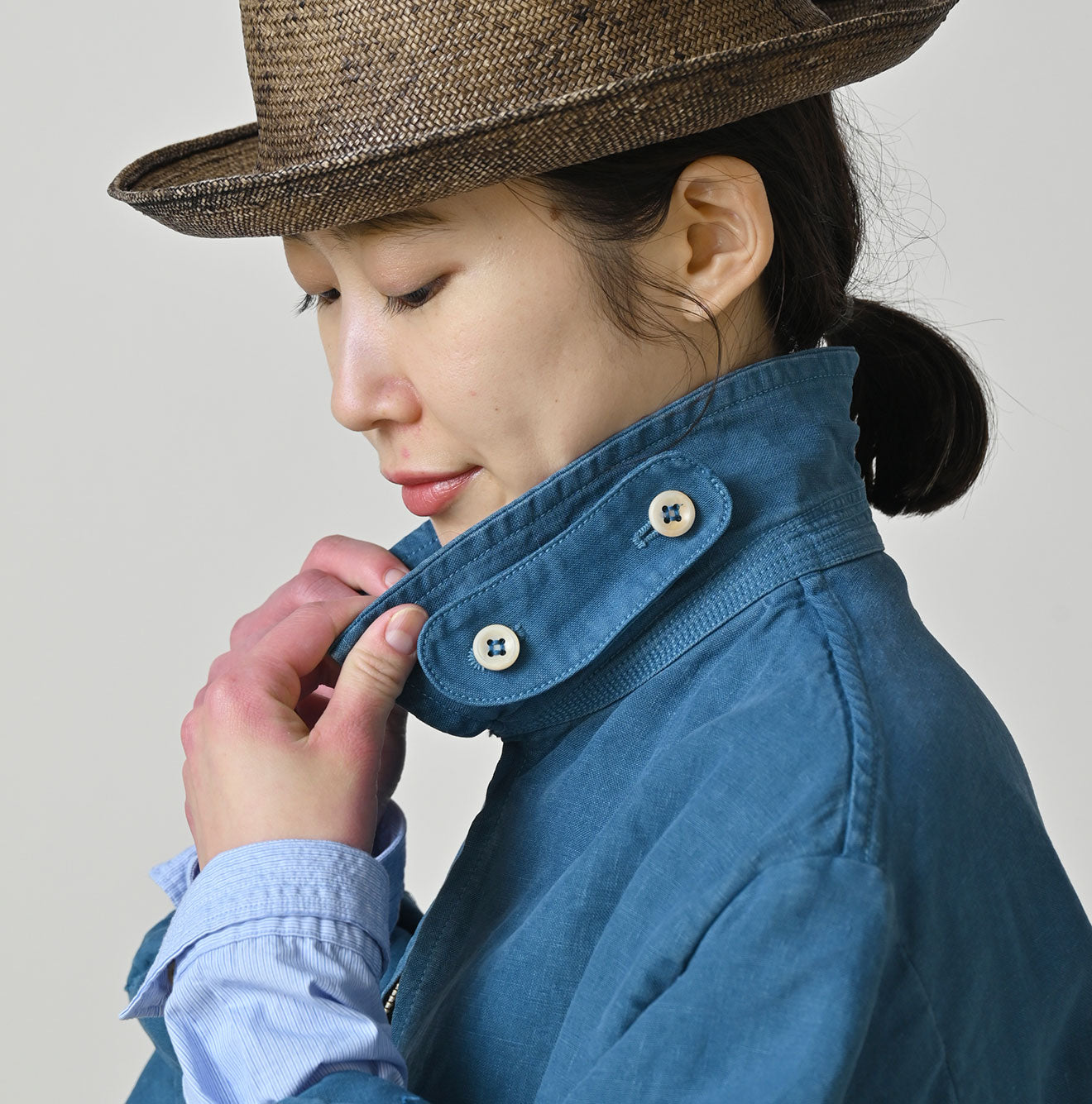 HAYAMA Linen 908 Deck Jacket - Image 15