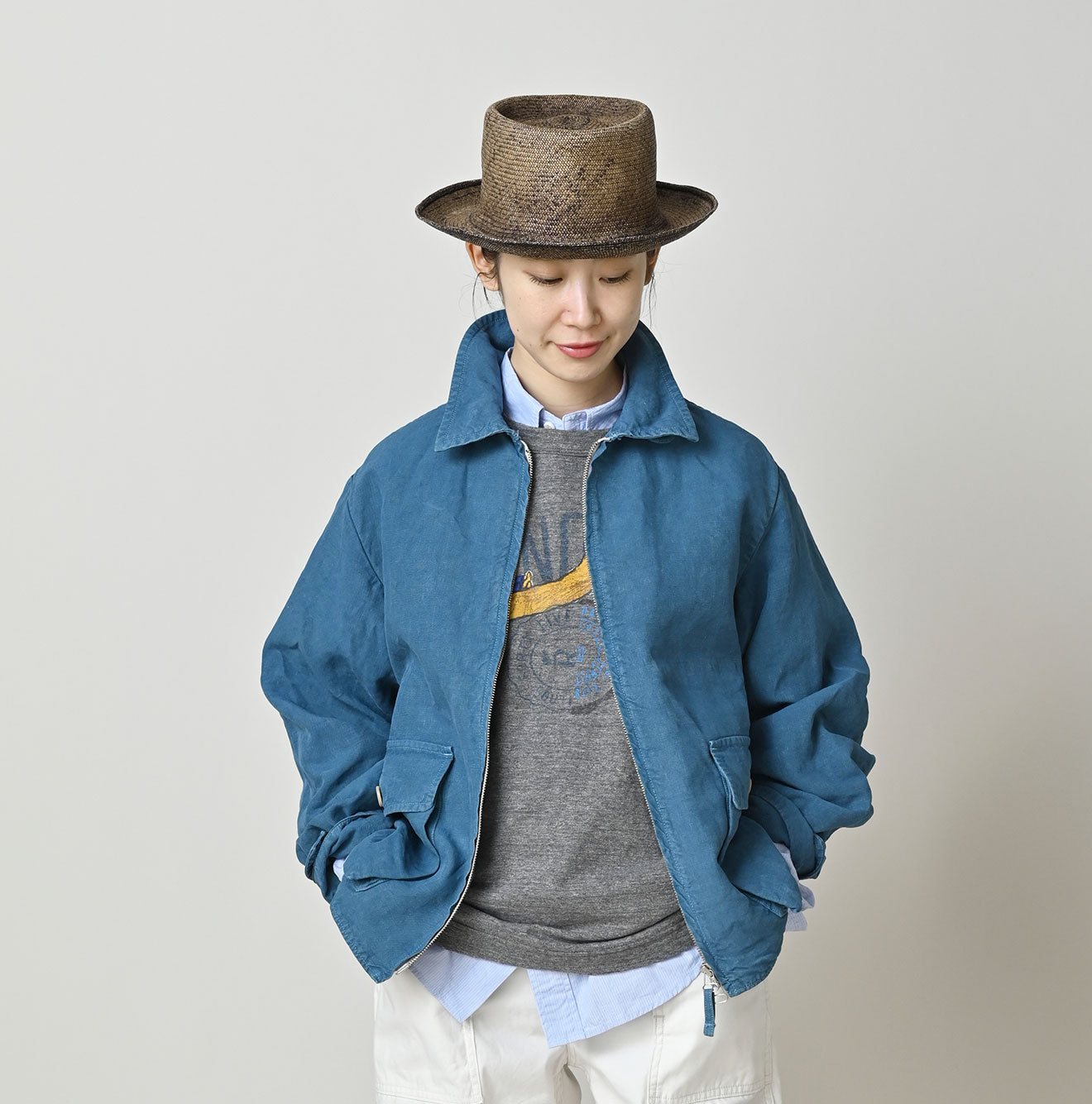 HAYAMA Linen 908 Deck Jacket - Image 5