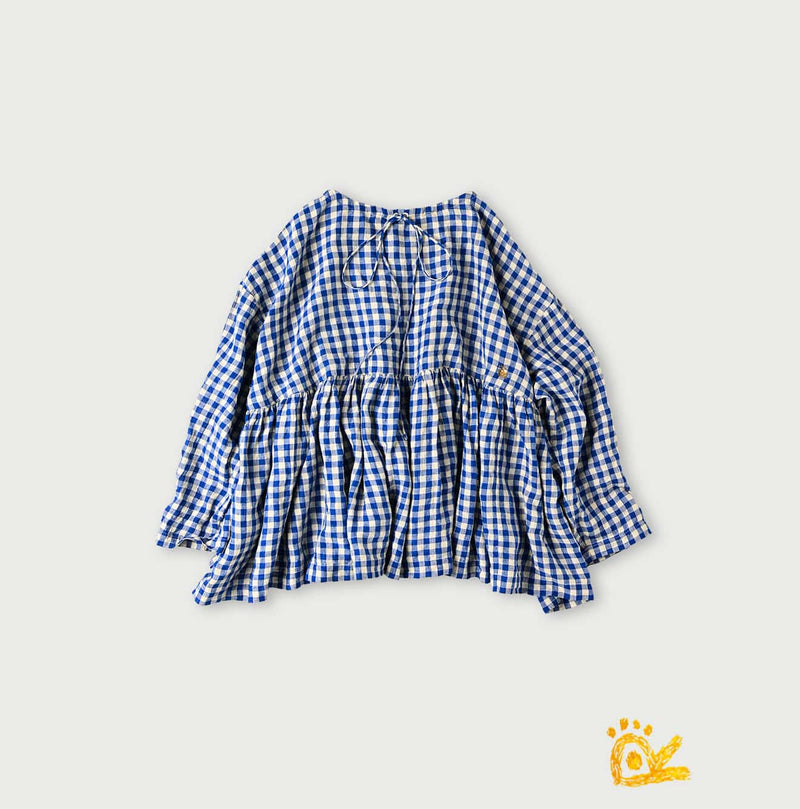 45R ONEONE Linen Gathered Blouse