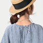 45R ONEONE Linen Gathered Blouse