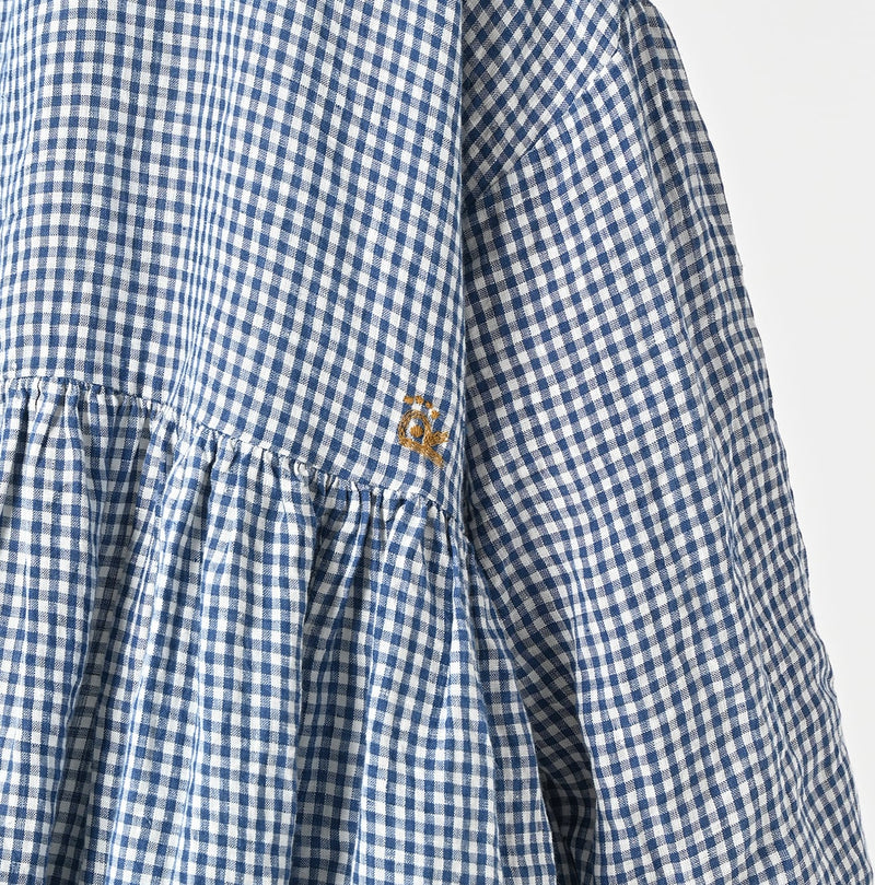 45R ONEONE Linen Gathered Blouse - Image 10