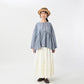 45R ONEONE Linen Gathered Blouse