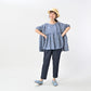 45R ONEONE Linen Gathered Blouse