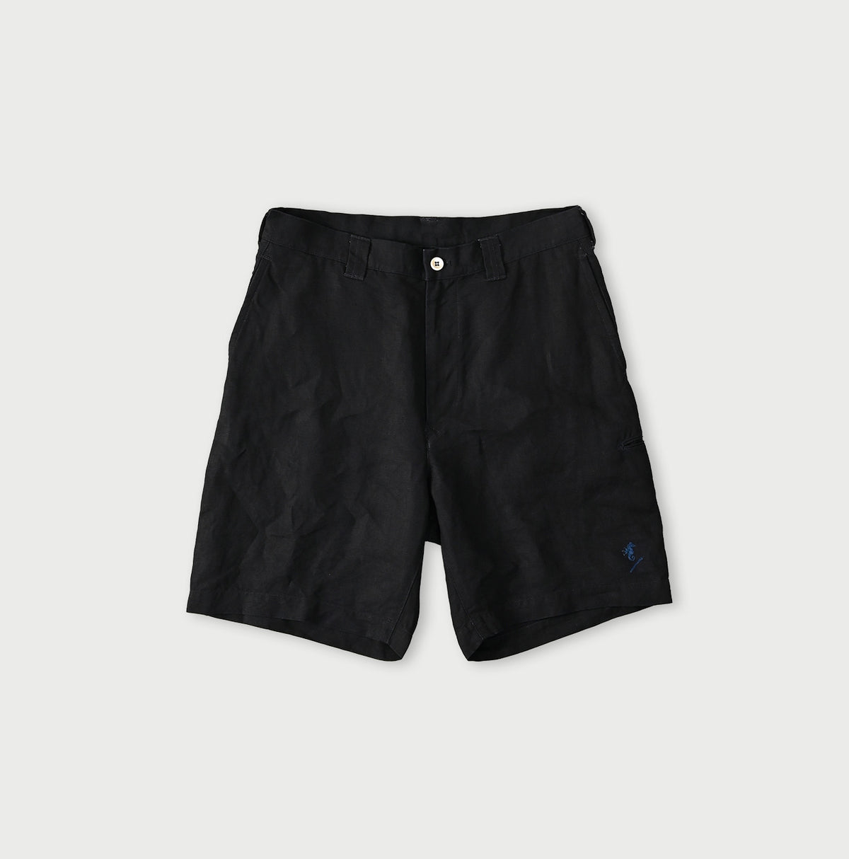 HAYAMA Indigo Linen Sail Shorts
