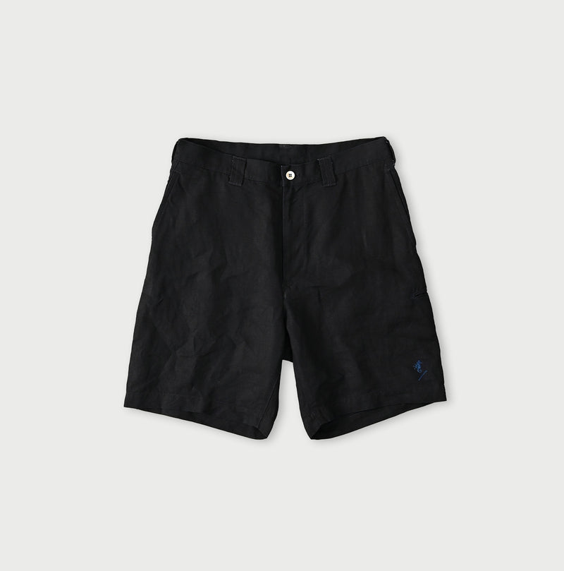 HAYAMA Indigo Linen Sail Shorts - Image 1