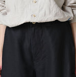 HAYAMA Indigo Linen Sail Shorts