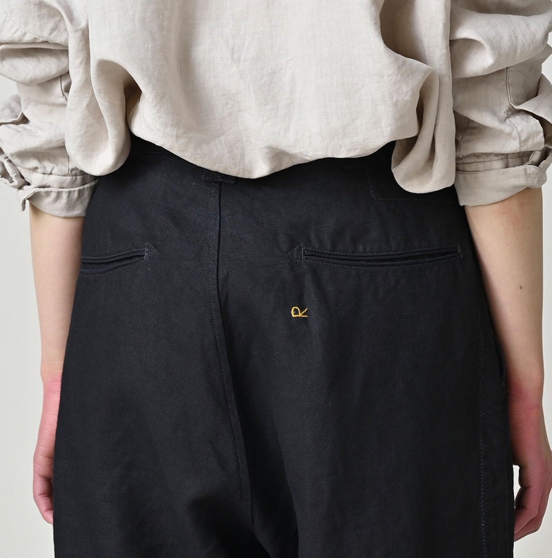 HAYAMA Indigo Linen Sail Shorts - Image 13