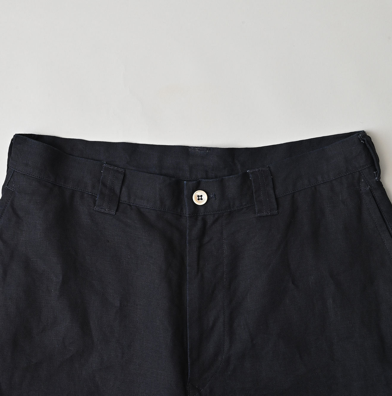 HAYAMA Indigo Linen Sail Shorts - Image 16