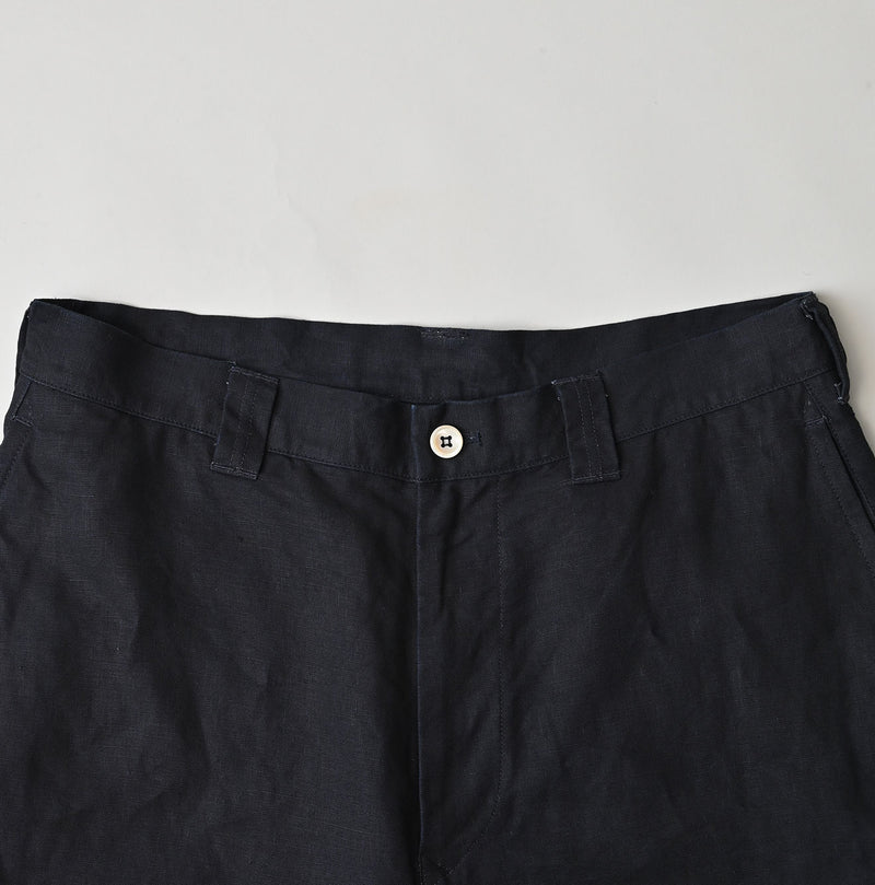 HAYAMA Indigo Linen Sail Shorts - Image 16