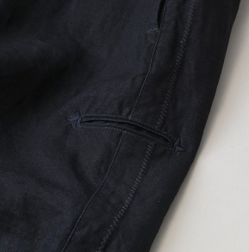 HAYAMA Indigo Linen Sail Shorts - Image 19
