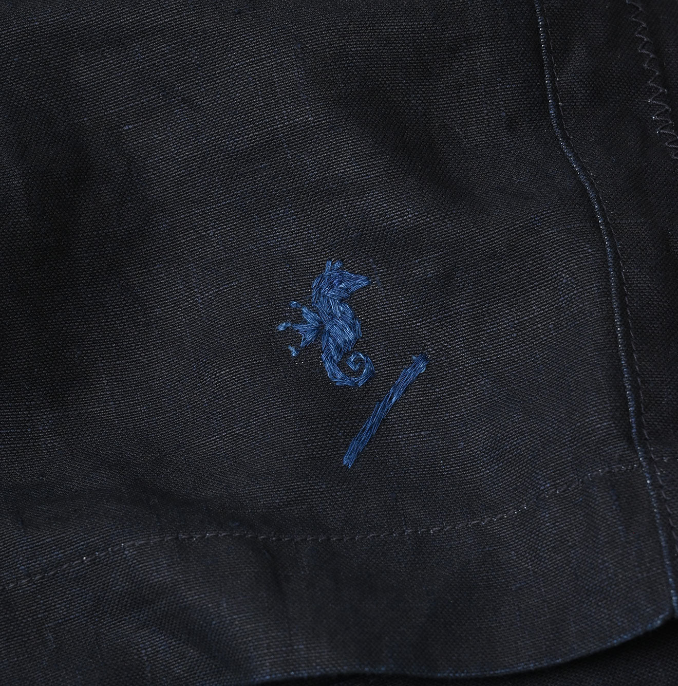 HAYAMA Indigo Linen Sail Shorts - Image 20