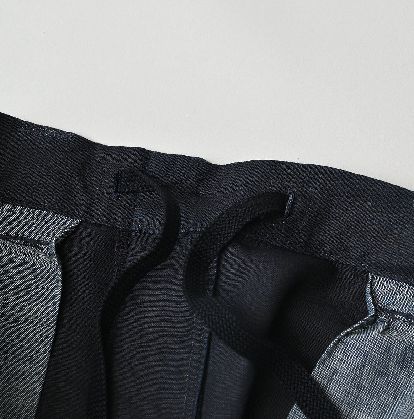 HAYAMA Indigo Linen Sail Shorts