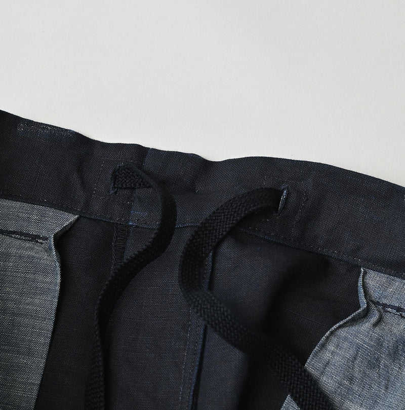 HAYAMA Indigo Linen Sail Shorts - Image 22