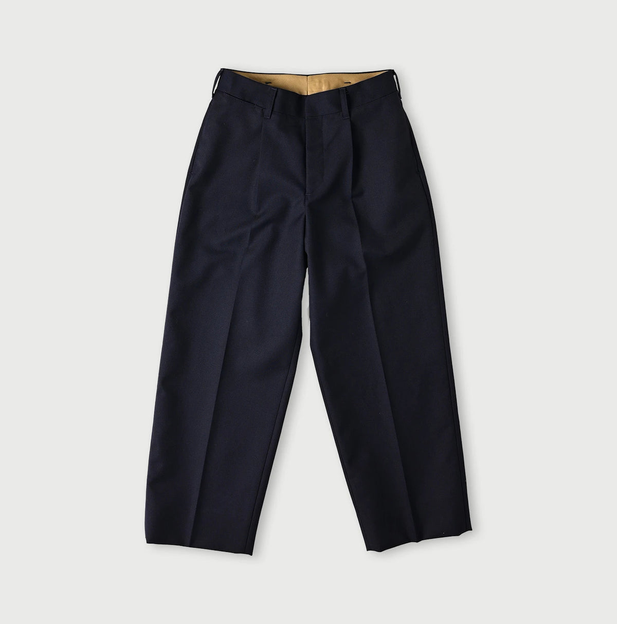 45R Wool Hopsack Baggy Pants