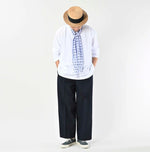45R Wool Hopsack Baggy Pants