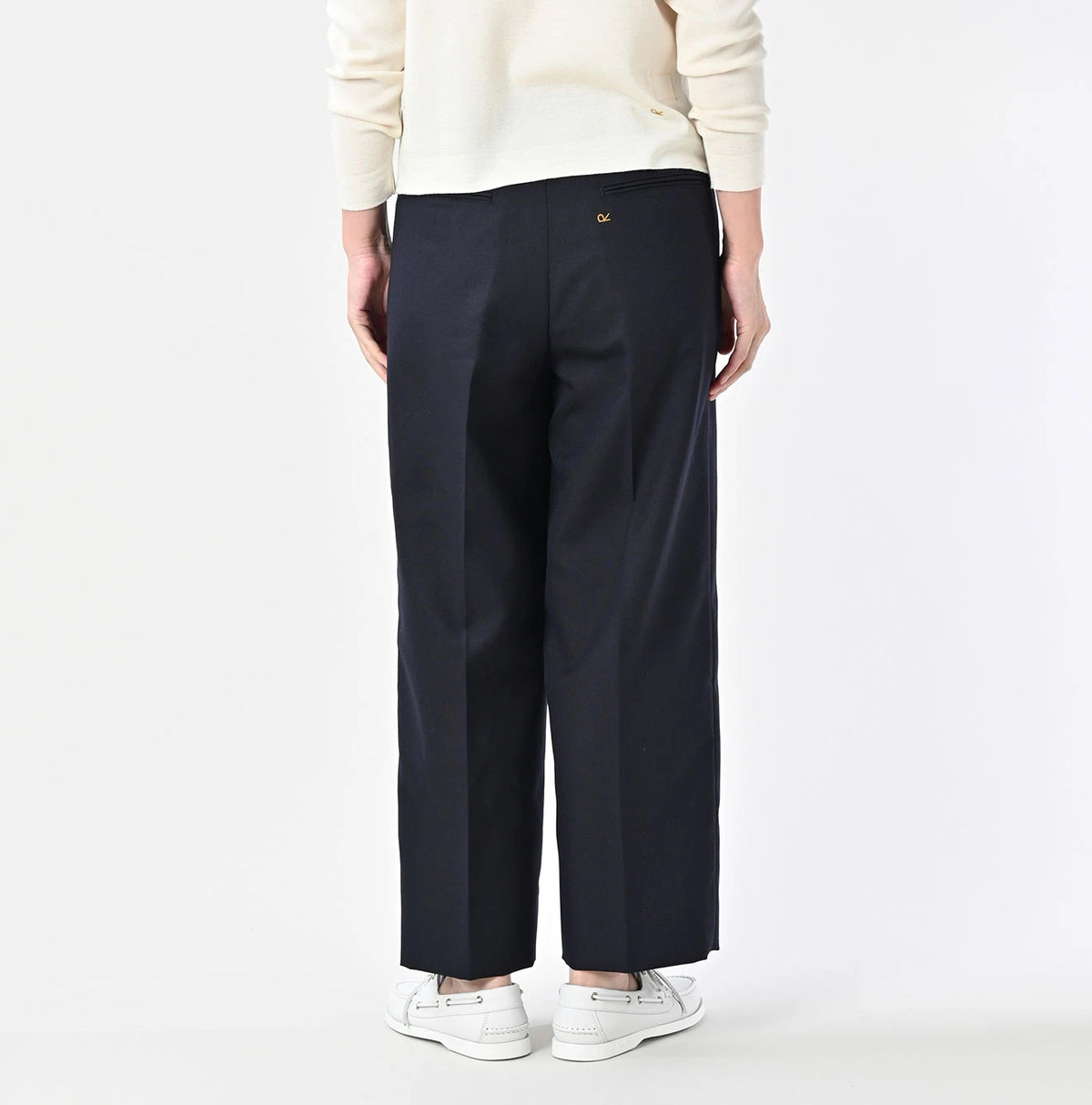 45R Wool Hopsack Baggy Pants - Image 6