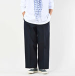 45R Wool Hopsack Baggy Pants