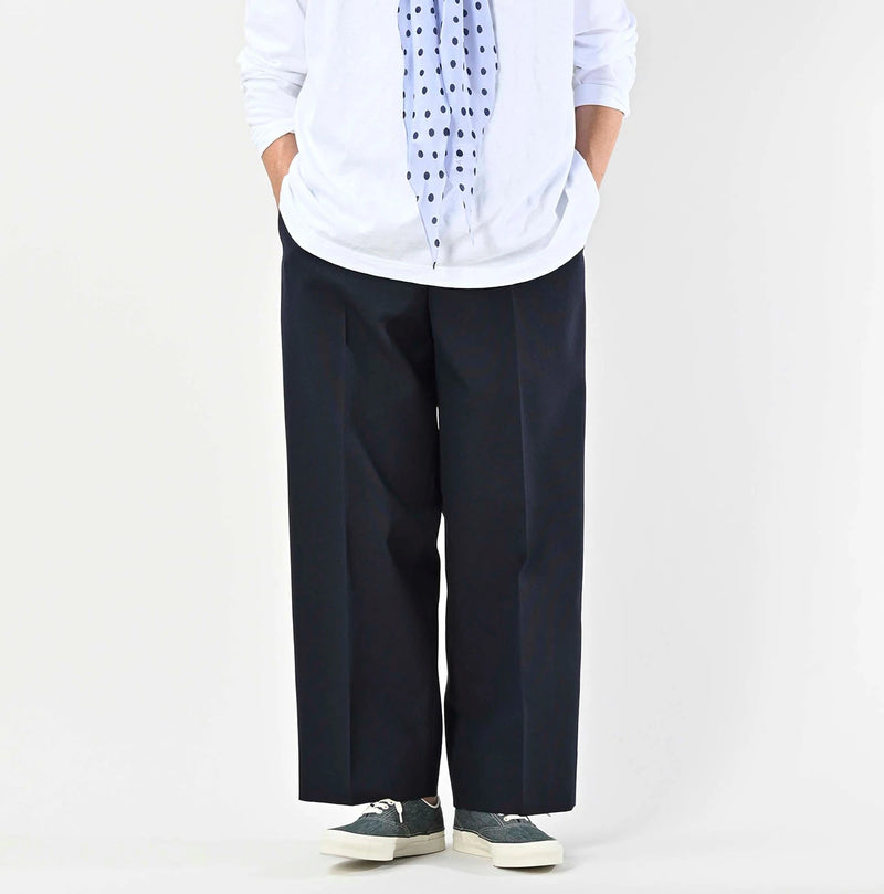 45R Wool Hopsack Baggy Pants - Image 7