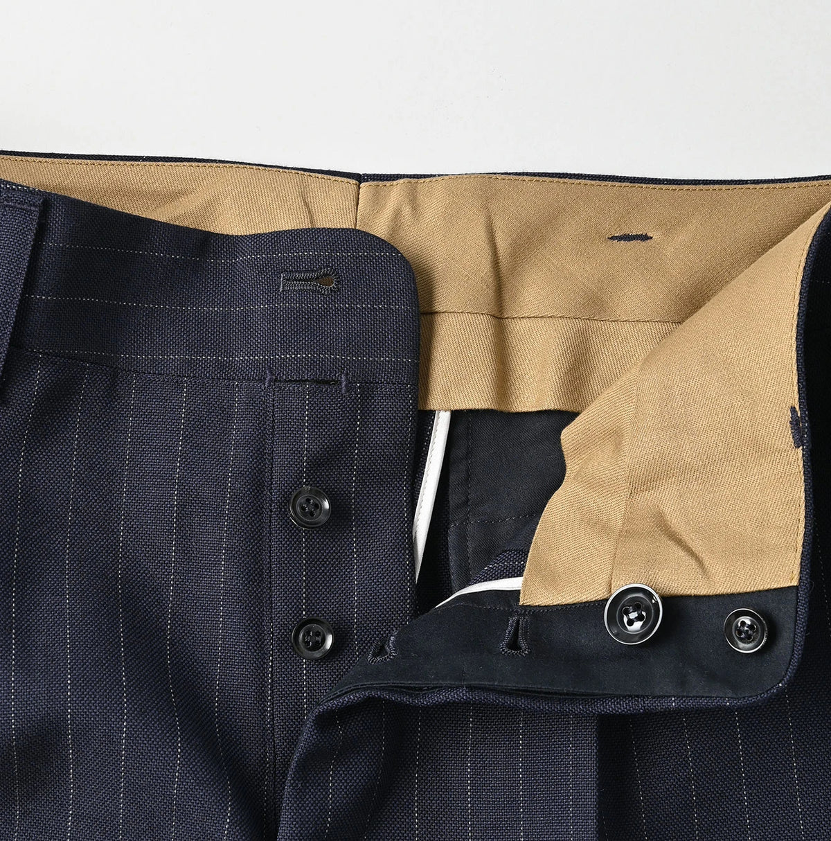 45R Wool Hopsack Baggy Pants