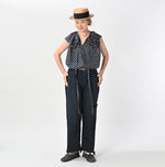 45R Rye Mugi Denim Sorahikohime Black (40.5 in)