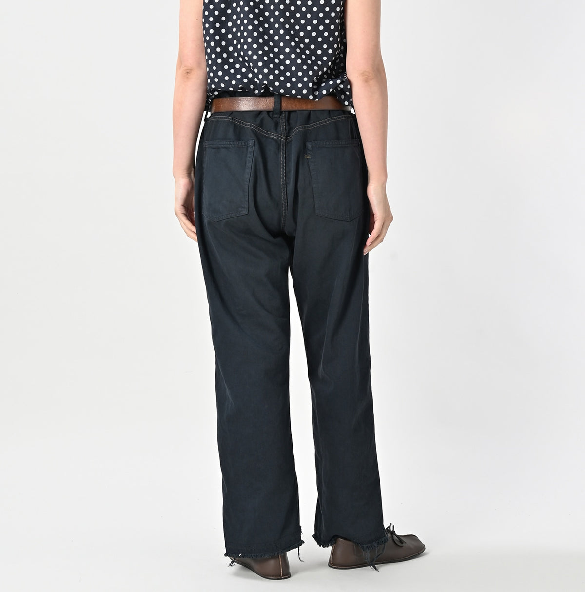 45R Rye Mugi Denim Sorahikohime Black (40.5 in)