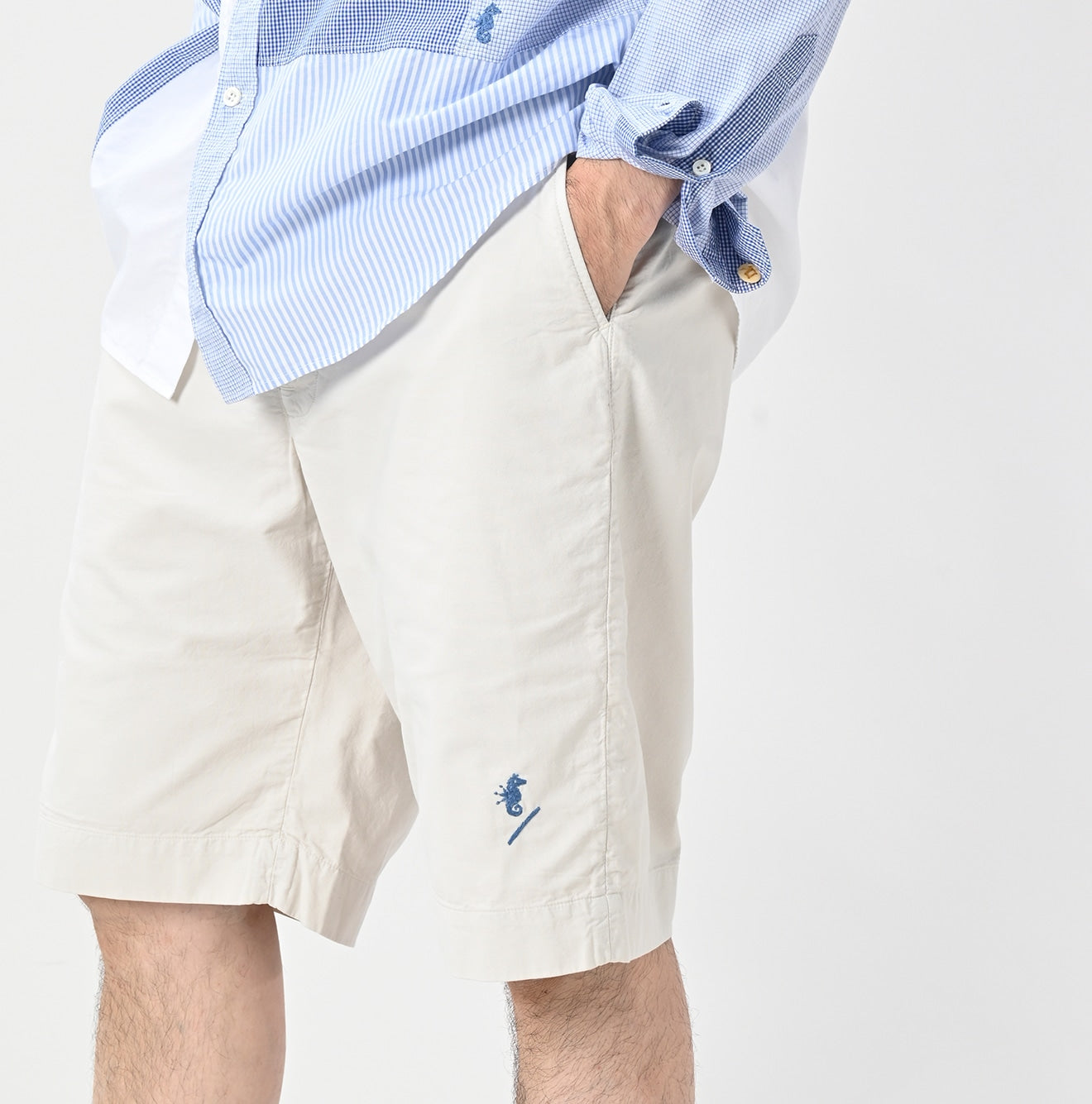 S. 様　45R Hayama 504Oxford x Damp Nimes Shorts | 45R Official Online