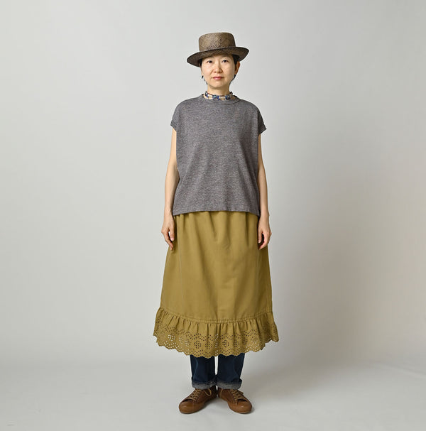 ONEONE Treasure Cotton Linen M-Camisole (Top-Dyed)