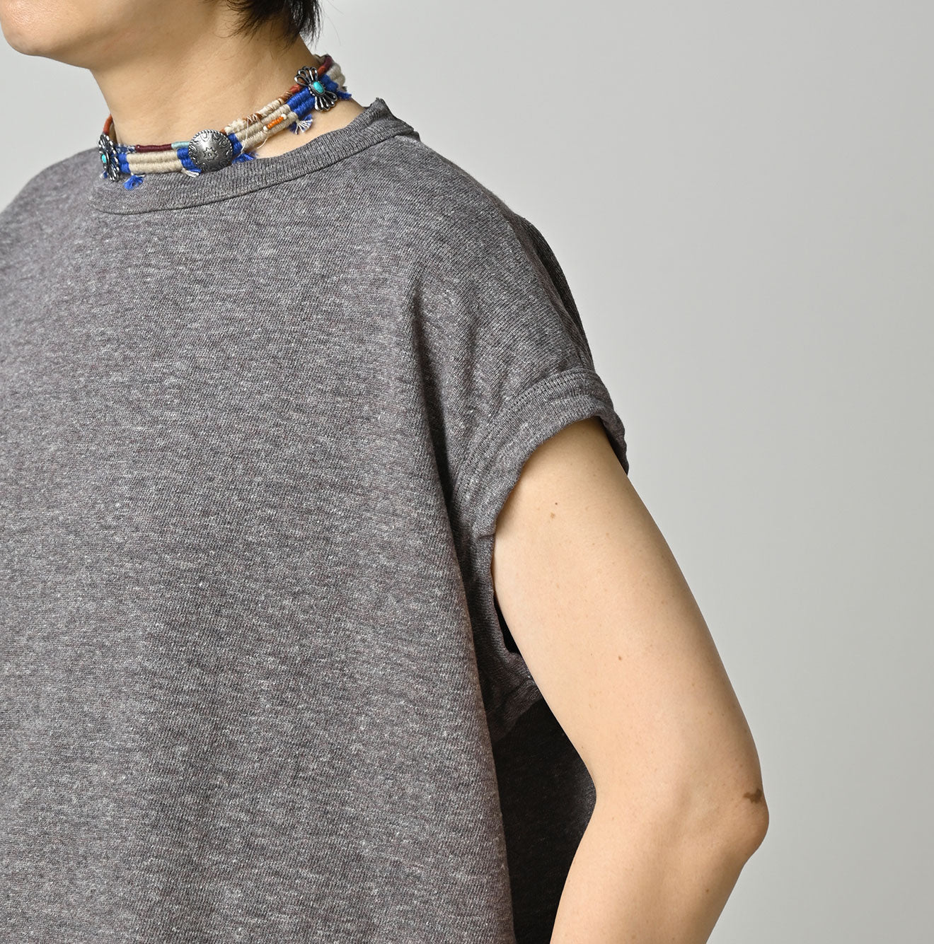 ONEONE Treasure Cotton Linen M-Camisole (Top-Dyed) - Image 9