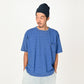 Futatabi Indigo Tenjiku 908 Bandana-mended Ocean T-shirt