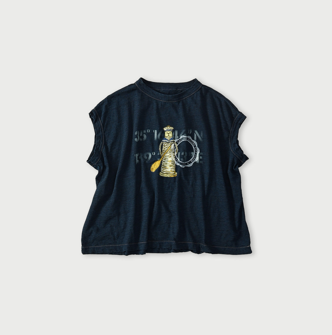 HAYAMA Indigo Montokkun M-Camisole - Image 1