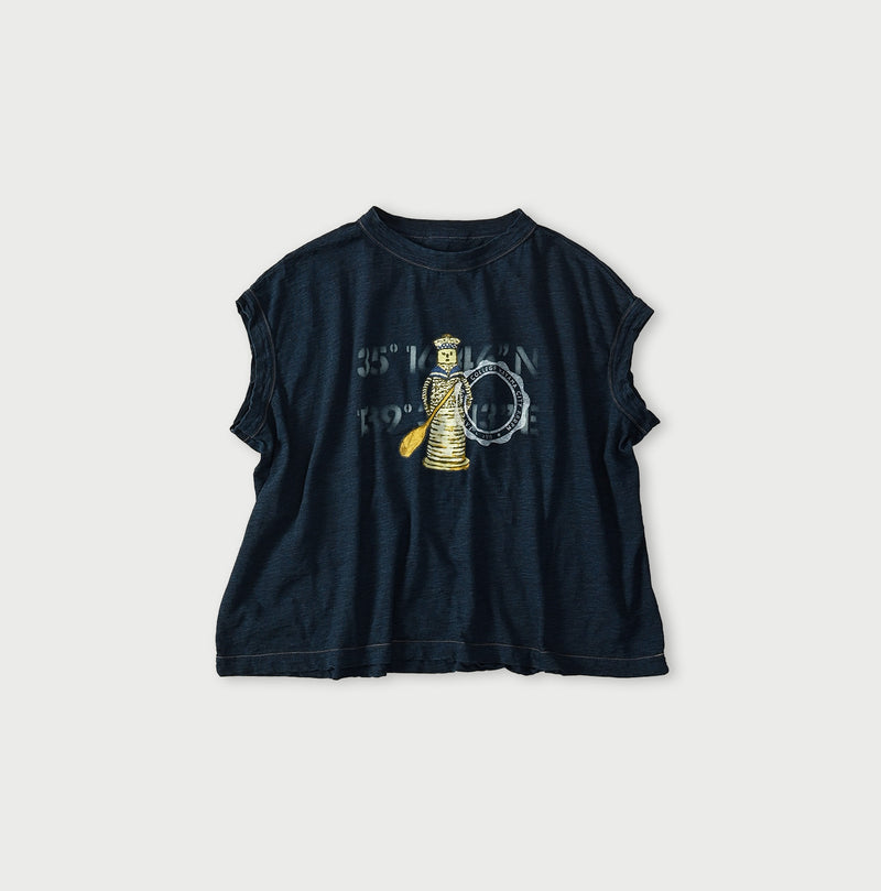 HAYAMA Indigo Montokkun M-Camisole - Image 1