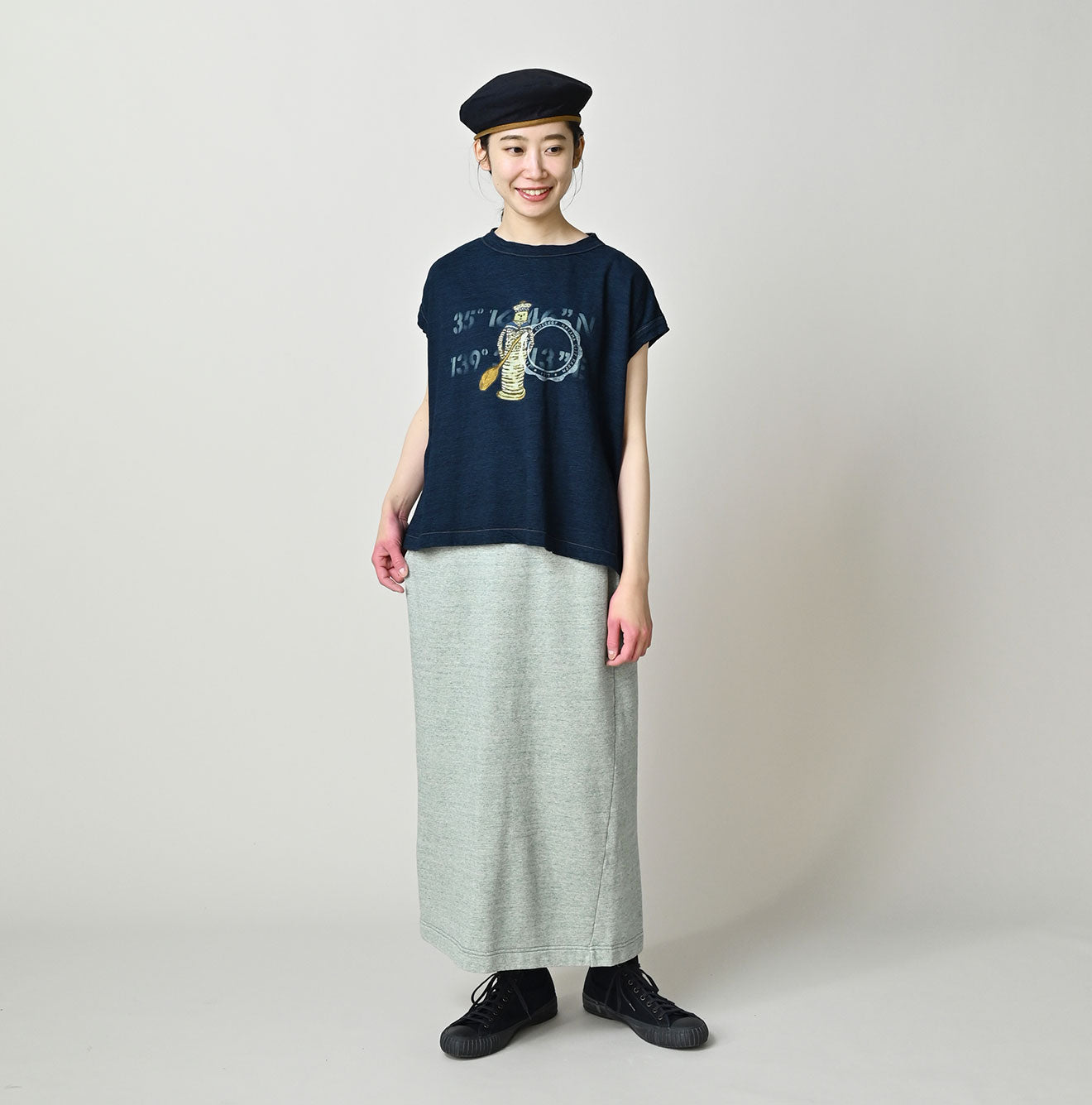 HAYAMA Indigo Montokkun M-Camisole - Image 2