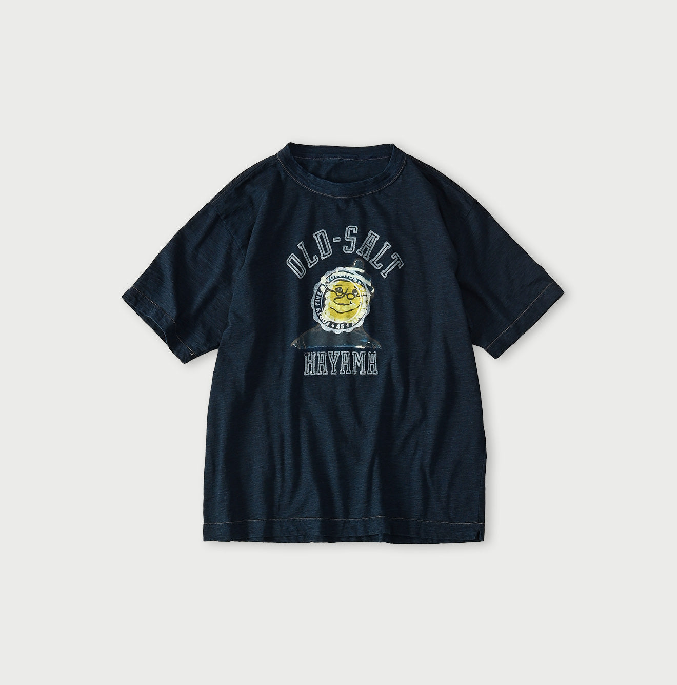 HAYAMA Indigo 908 Old Salt Ocean T-Shirt - Image 1