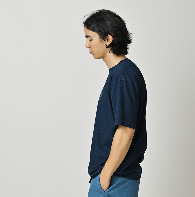 HAYAMA Indigo 908 Old Salt Ocean T-Shirt - Image 8