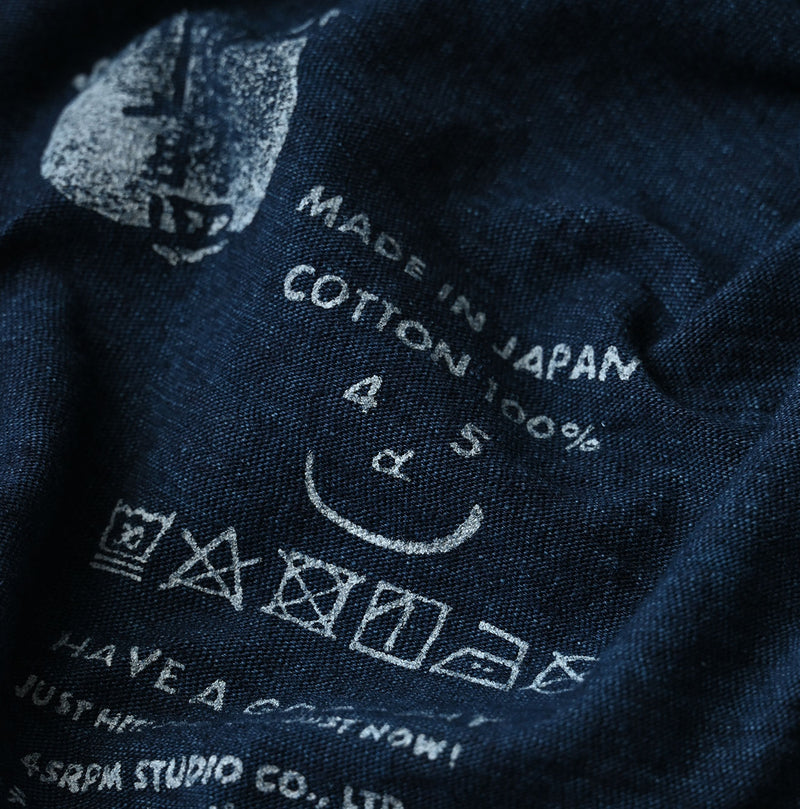 HAYAMA Indigo 908 Old Salt Ocean T-Shirt - Image 15