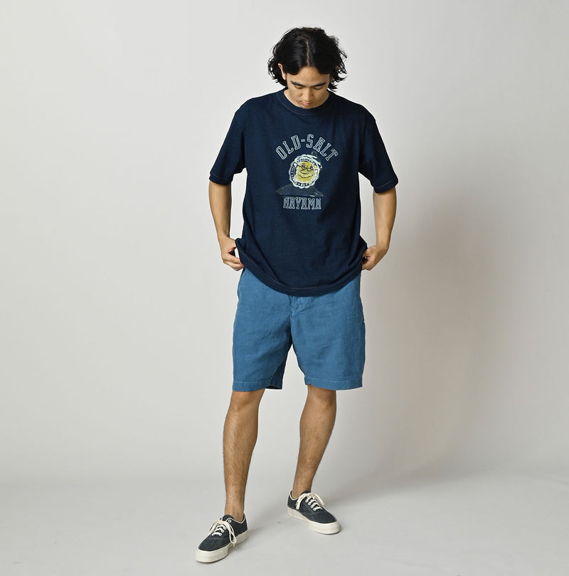 HAYAMA Indigo 908 Old Salt Ocean T-Shirt - Image 3