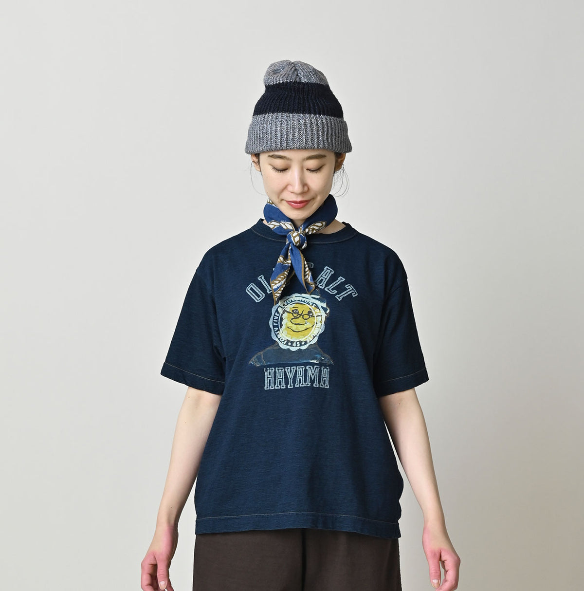 HAYAMA Indigo 908 Old Salt Ocean T-Shirt