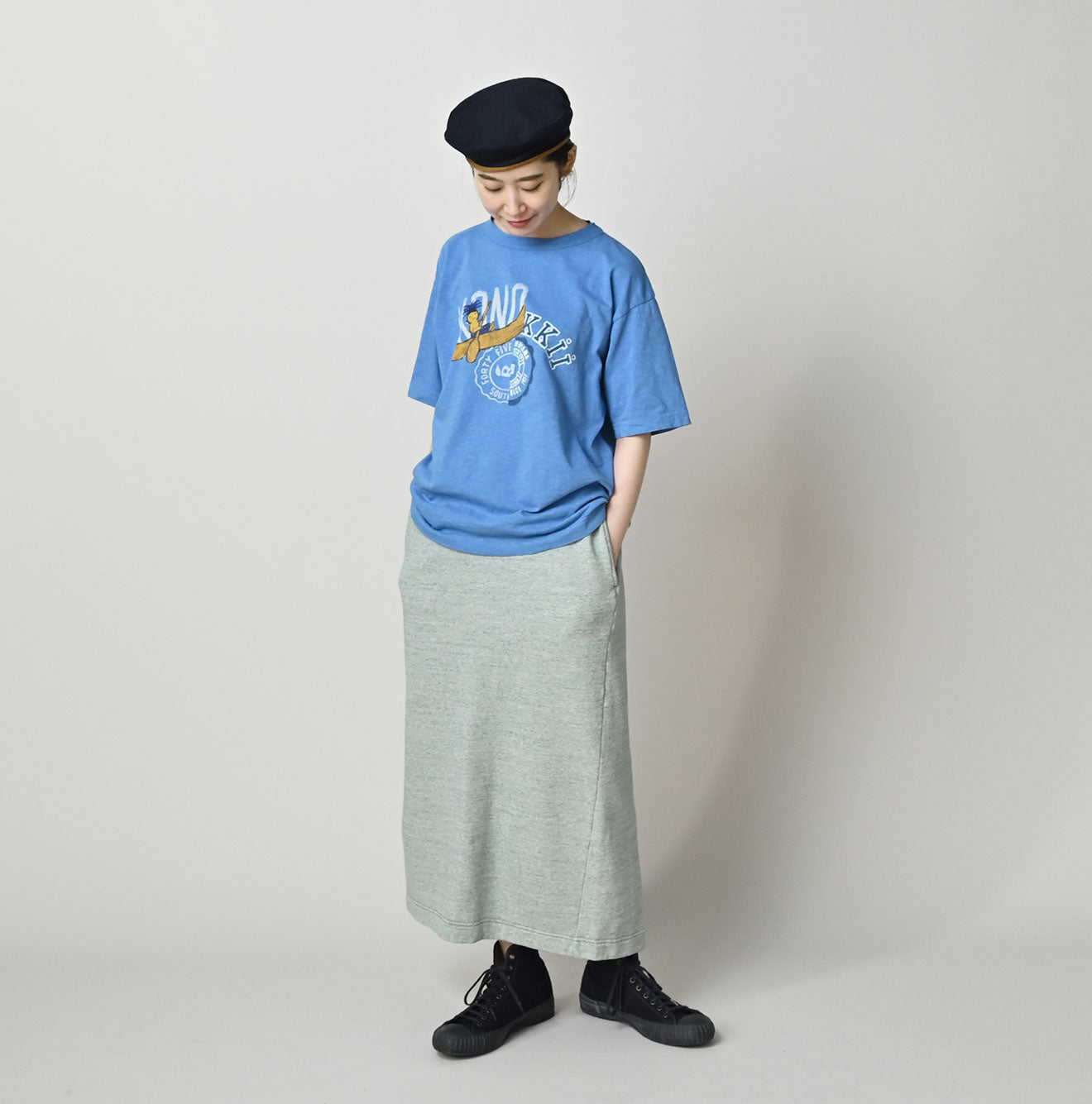 HAYAMA Kono’kkii College 908 Ocean T-Shirt - Image 4