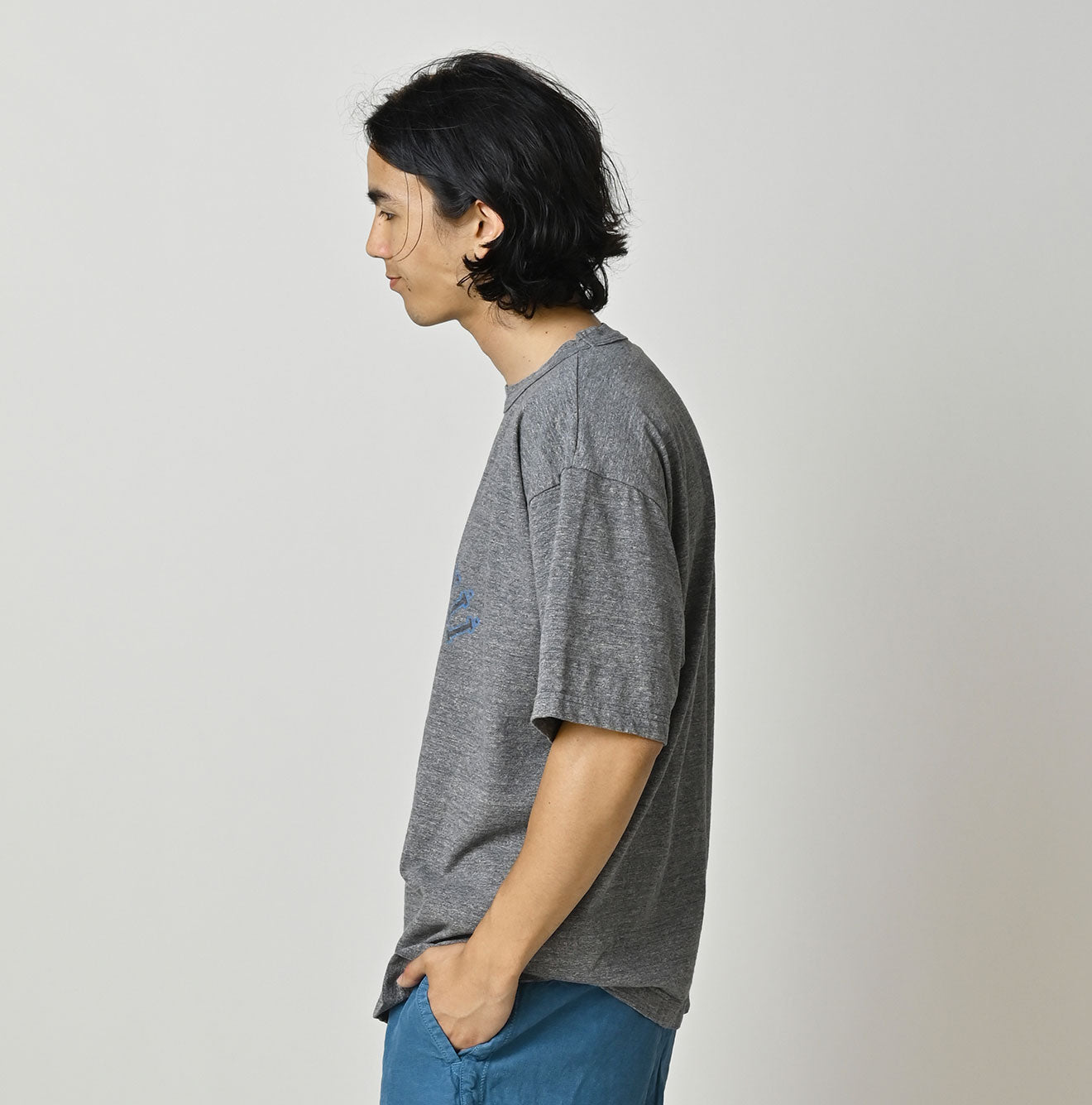 HAYAMA Kono’kkii College 908 Ocean T-Shirt (Top-Dyed) - Image 8