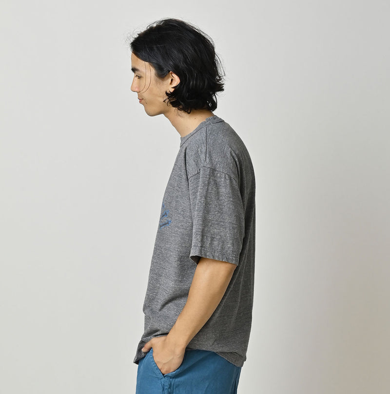 HAYAMA Kono’kkii College 908 Ocean T-Shirt (Top-Dyed) - Image 8