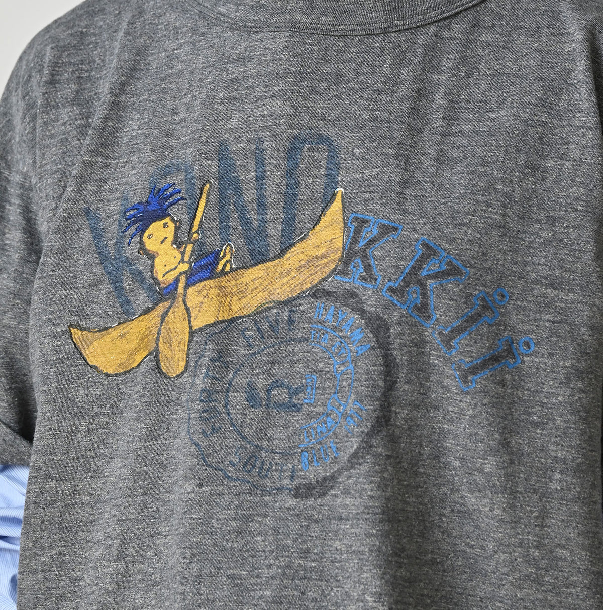HAYAMA Kono’kkii College 908 Ocean T-Shirt (Top-Dyed)