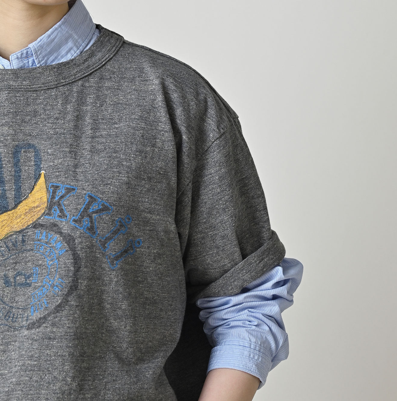 HAYAMA Kono’kkii College 908 Ocean T-Shirt (Top-Dyed) - Image 12