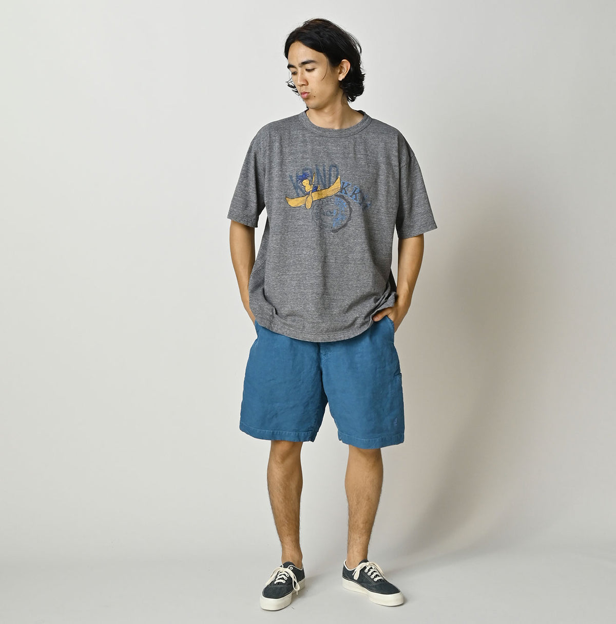HAYAMA Kono’kkii College 908 Ocean T-Shirt (Top-Dyed)