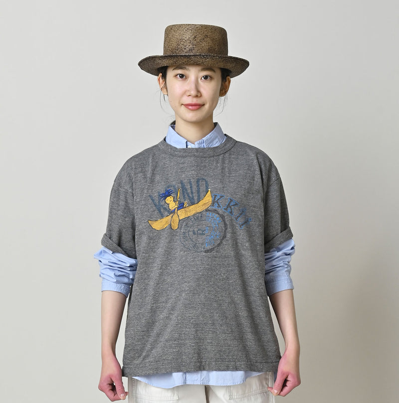 HAYAMA Kono’kkii College 908 Ocean T-Shirt (Top-Dyed) - Image 4