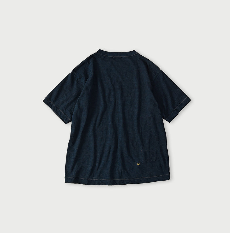HAYAMA Indigo Kono’kkii College 908 Ocean T-Shirt - Image 15