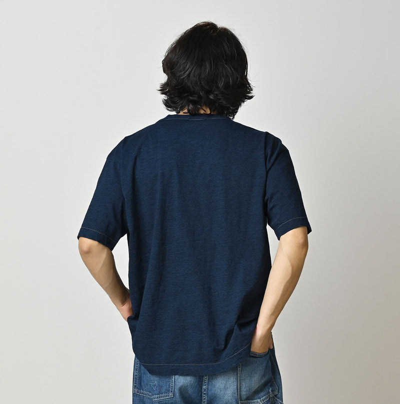 HAYAMA Indigo Kono’kkii College 908 Ocean T-Shirt - Image 9