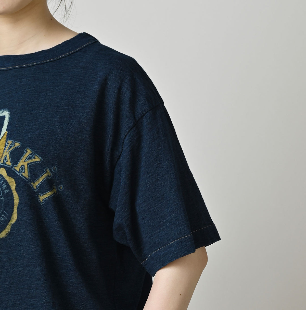HAYAMA Indigo Kono’kkii College 908 Ocean T-Shirt