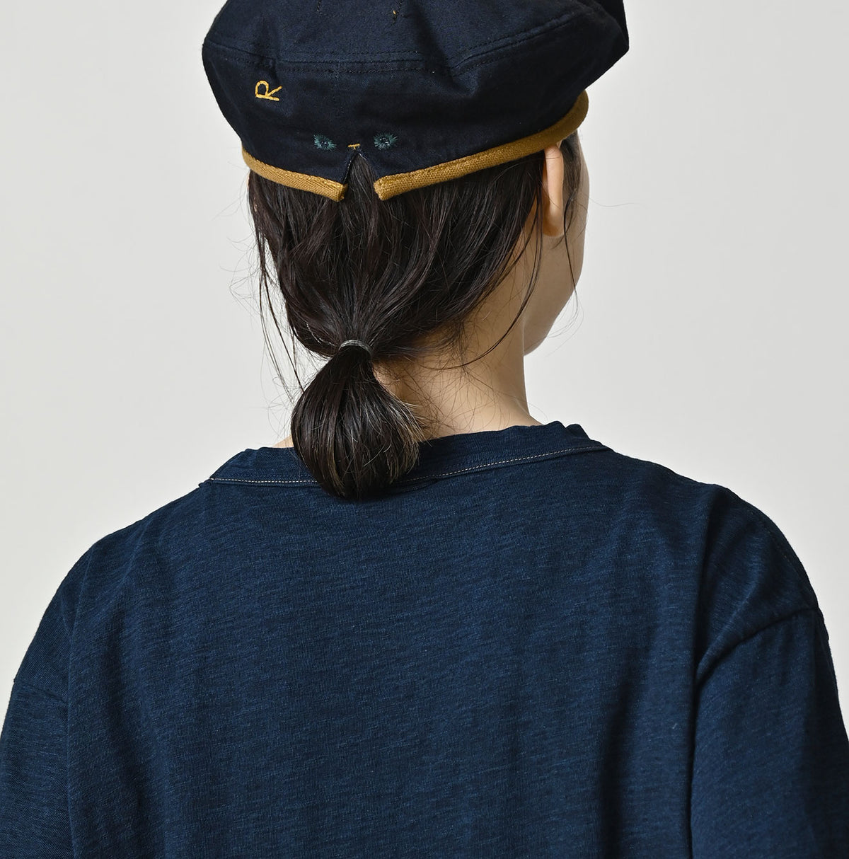 HAYAMA Indigo Kono’kkii College 908 Ocean T-Shirt