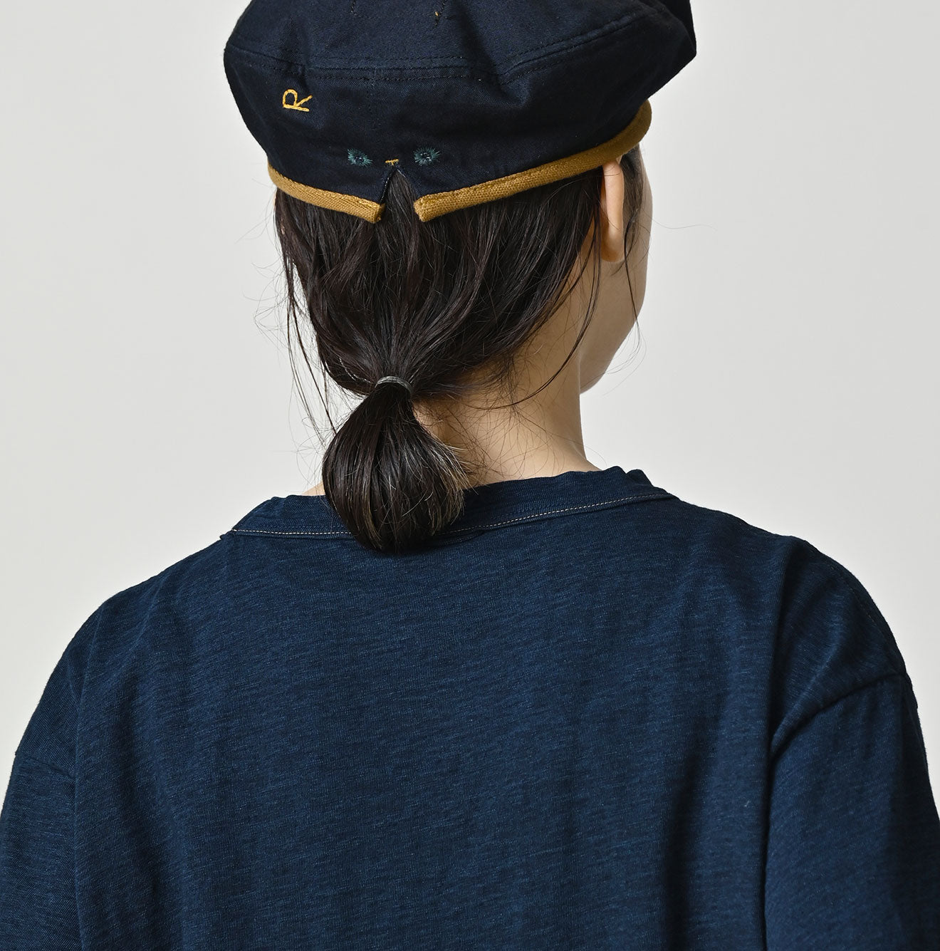 HAYAMA Indigo Kono’kkii College 908 Ocean T-Shirt - Image 13