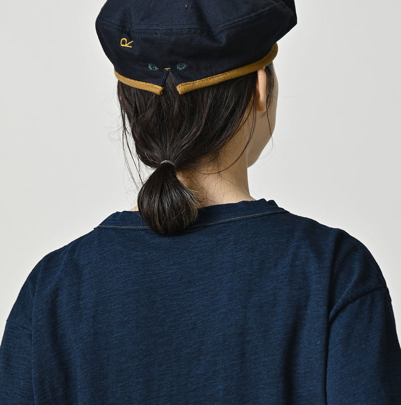 HAYAMA Indigo Kono’kkii College 908 Ocean T-Shirt - Image 13